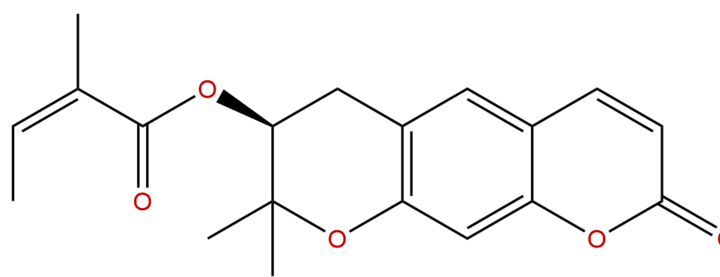 紫花前胡醇當(dāng)歸酸酯 CAS：130848-06-5 中藥對(duì)照品標(biāo)準(zhǔn)品