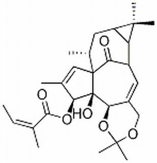 巨大戟醇-5,20-縮丙酮-3-當(dāng)歸酸酯 CAS： 87980-68-5 中藥對照品