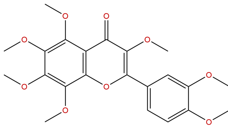 3,5,6,7,8,3',4'-七甲氧基黃酮 CAS：1178-24-1 中藥對(duì)照品標(biāo)準(zhǔn)品