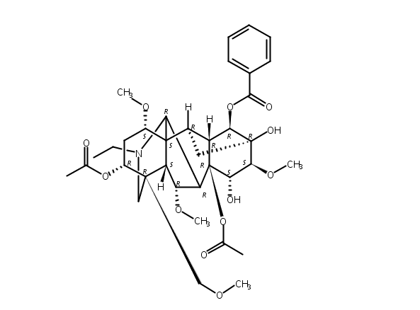 3-乙酰烏頭堿 CAS：77181-26-1 中藥對照品標(biāo)準(zhǔn)品