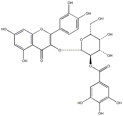 2”-O-沒食子?；鸾z桃苷 CAS：53209-27-1 中藥對照品 標(biāo)準(zhǔn)品