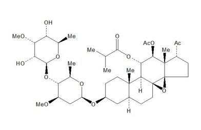 11-O-異丁酰基-12-O-乙?；P(guān)藤甘元B-3-O-茯苓二