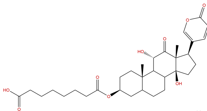 沙蟾毒精-3-辛二酸半酯 CAS：30219-16-0 中藥對(duì)照品標(biāo)準(zhǔn)品