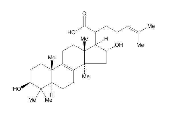 16α-Hydroxytrametenolic acid CAS：176390-68-4 中藥對照品 標準品