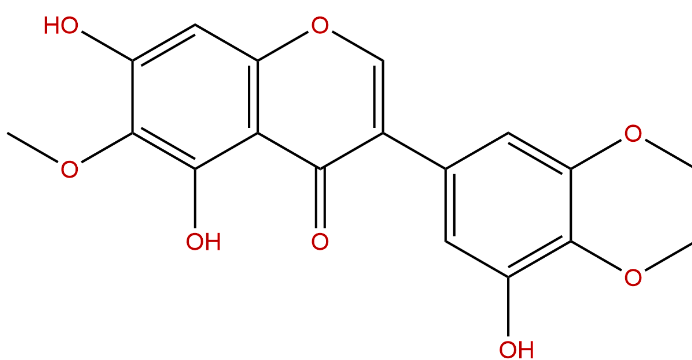 野鳶尾黃素 CAS：548-76-5 中藥對照品標(biāo)準(zhǔn)品