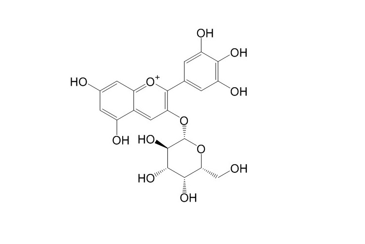 飛燕草素-3-O-半乳糖苷 CAS: 197250-28-5 中藥對照品標(biāo)準(zhǔn)品