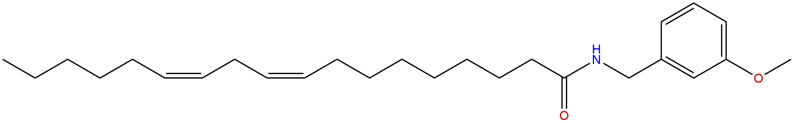 N-間甲氧基芐基-9順，12順-亞油酸酰胺 CAS號(hào)：883715-22-8 對(duì)照品