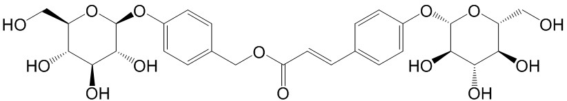 4-（葡萄糖氧基）-肉桂酸葡萄糖氧基芐酯 CAS號(hào)：1435488-35-9