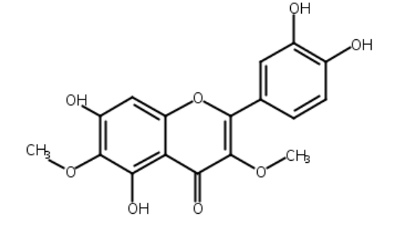 槲皮萬壽菊素-3,6-二甲醚；甲氧基萬壽菊素  CAS號：5188-73-8