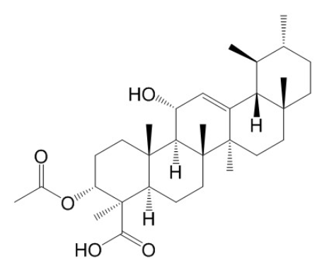 3α-O-乙?；?11α-羥基-β-乳香酸  CAS號：146019-25-2