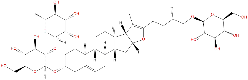 原纖細(xì)薯蕷次皂苷  CAS號：78229-03-5 中藥對照品標(biāo)準(zhǔn)品