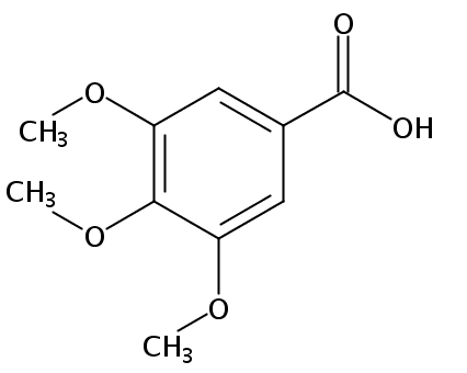 4，5-三甲氧基苯甲酸 CAS號：118-41-2  中藥對照品標(biāo)準(zhǔn)品