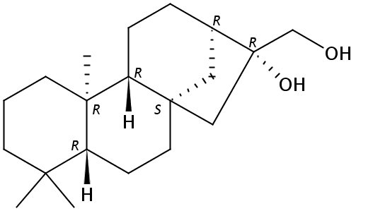 對(duì)映-貝殼杉-16β，17-二醇  CAS號(hào)：16836-31-0 中藥對(duì)照品標(biāo)準(zhǔn)品