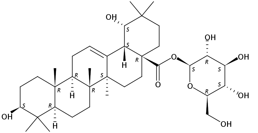 泰國(guó)樹(shù)脂酸-28-O-β-D-葡萄糖酯苷CAS：155653-86-4 中藥對(duì)照品