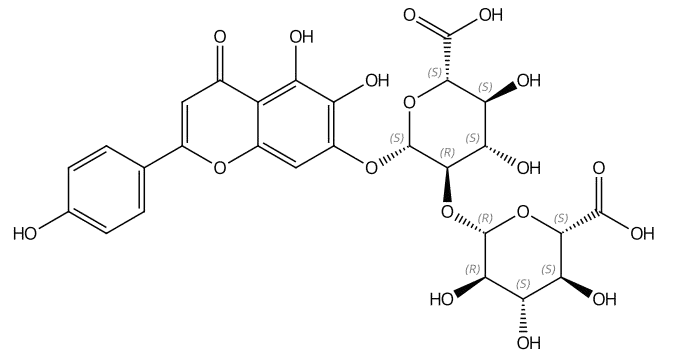 野黃芩素-7-二葡萄糖苷酸 | CAS No.150641-65-9