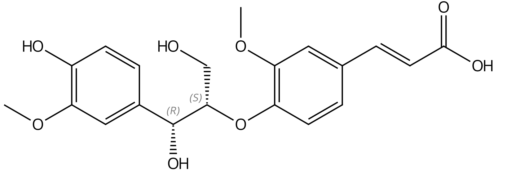 赤式-愈創(chuàng)木基甘油-β-阿魏酸醚 | CAS No.1372162-61-2