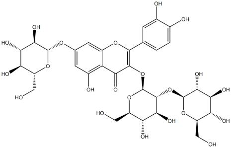 槲皮素-3-槐二糖-7-葡萄糖苷 | CAS No.42903-93-5