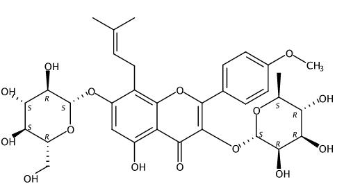 淫羊藿苷 CAS：489-32-7 中藥對(duì)照品標(biāo)準(zhǔn)品