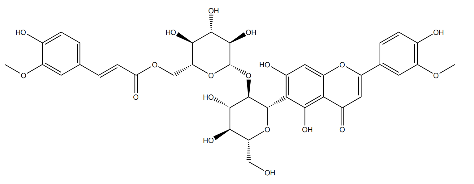 異金雀花素-2''-O-(6'''-(E)-阿魏酰基)-葡萄糖苷|CAS 372113-55-8