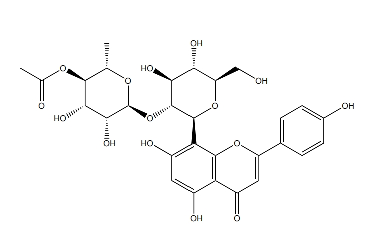牡荊素2''-O-(4'''-O-乙酰)鼠李糖苷 | CAS No.80537-98-0