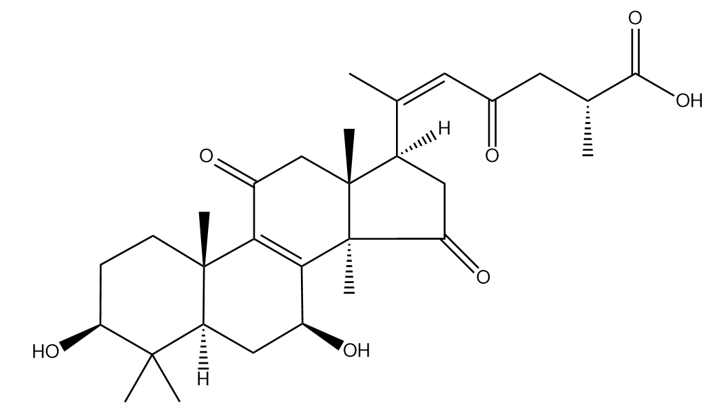 靈芝烯酸B CAS號(hào)：100665-41-6 對(duì)照品 標(biāo)準(zhǔn)品